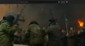 боевики в фильме о чеченской войне