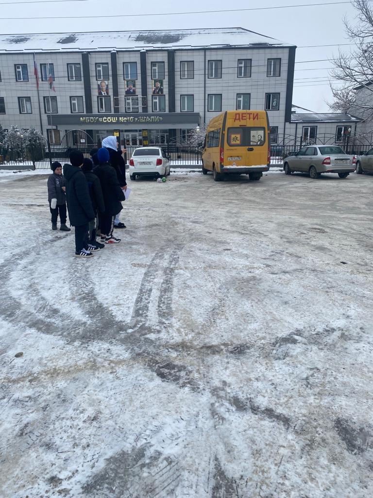 В Шалинском РЦН провели мероприятия и беседы на тему: “Опасности на зимней дороге”