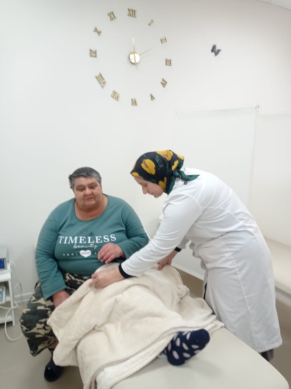 В рамках реабилитации получателей социальных услуг
