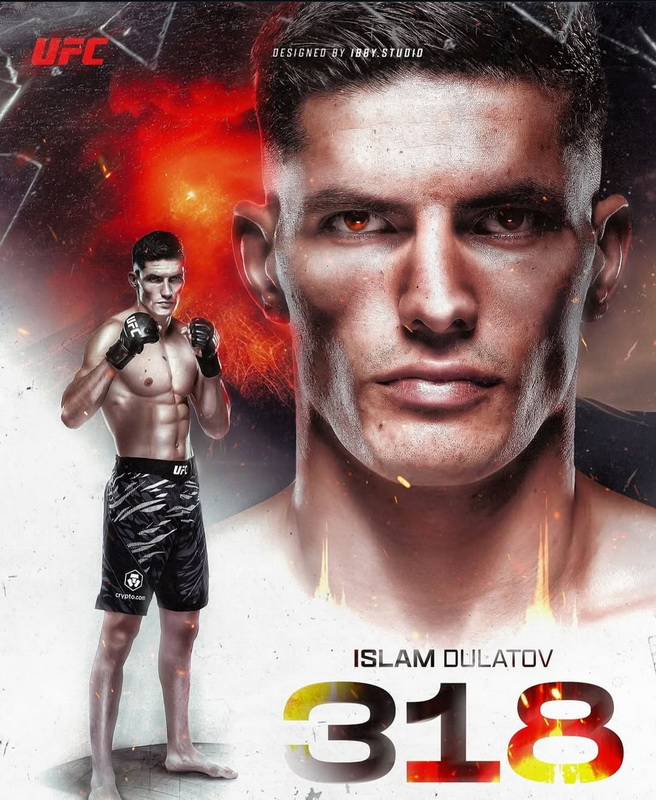 Боец-модель Ислам Дулатов одерживает первую победу в UFC