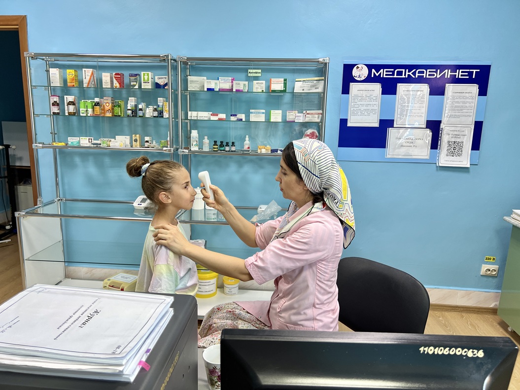 В Гудермесском ЦСПСиД состоялся плановый медицинский осмотр детей